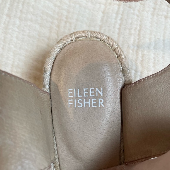Eileen Fisher Willow Soft Suede Wedge Espadrille in Pink Size 8 - Picture 15 of 16